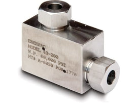 43200 3/8" Cone Ultra-High Pressure Elbow Fitting