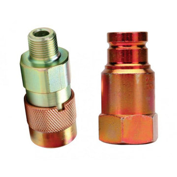 CFS38 BVA Hydraulics Coupler flush-face set 3/8"-18 NPTF