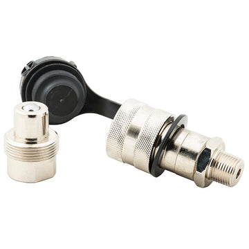 CH38 BVA Hydraulics Coupler high flow set 3/8"-18 NPTF