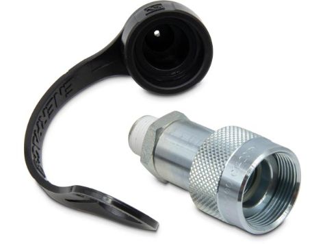 CR400 (CR-400) Enerpac Hydraulic Coupler with Dust Cap - Right Side