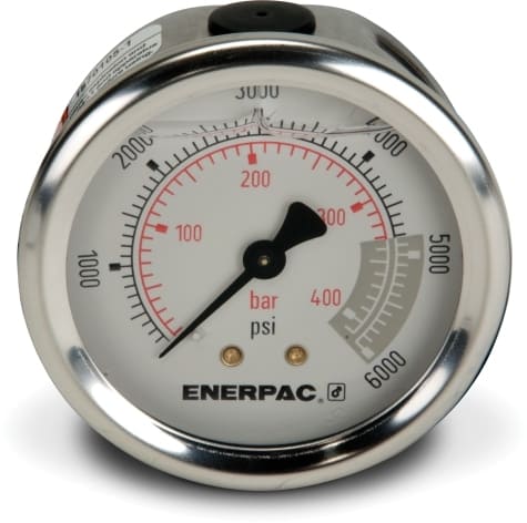 G2534R Gauge, 2-1/2" 0-6000 PSI