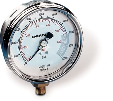 H4049L Gauge, 4" 0-10, 000 PSI