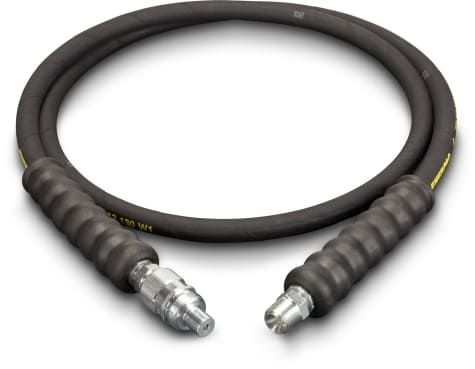 HA-9206 Hose, 1/4" x 6', w/ AH-604, 3/8" NPTF