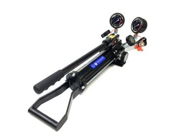HP1000DMINEX Atex Certified Hydraulic Twin Port Sealed Hand Pump w/ Gauge