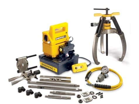 Puller, Lock Grip Hyd M Set, 3J, 14T, E Pump, 230V
