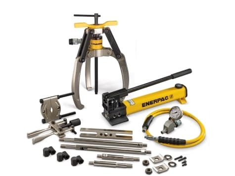 Puller, Lock Grip Hyd M Set, 3J, 14T, Hand Pump