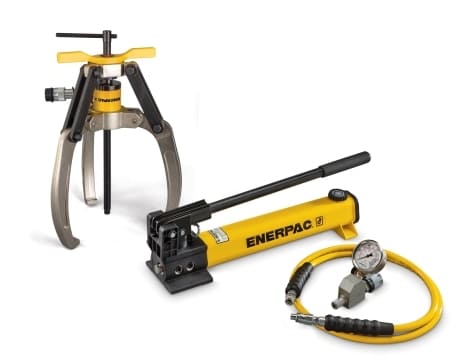Puller, Lock Grip, Hyd Set, 3J, 10T, Hand Pump