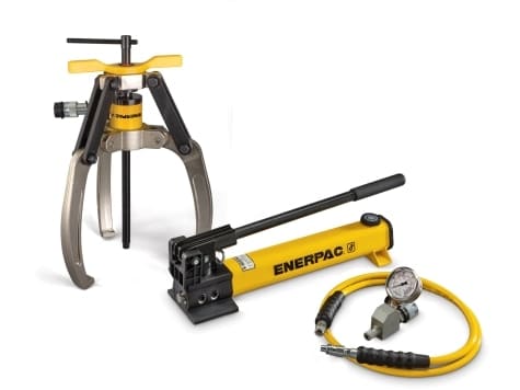 Puller, Lock Grip Hyd Set, 3J, 14T, Hand Pump