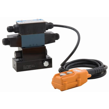 PS33L BVA Hydraulics 3-WAY 3-POS HP03 solenoid valve w/locking valve, 120 VAC