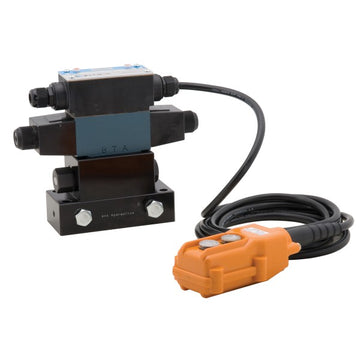 PS43L BVA Hydraulics 4-WAY 3-POS HP03 solenoid valve w/locking valve, 120 VAC