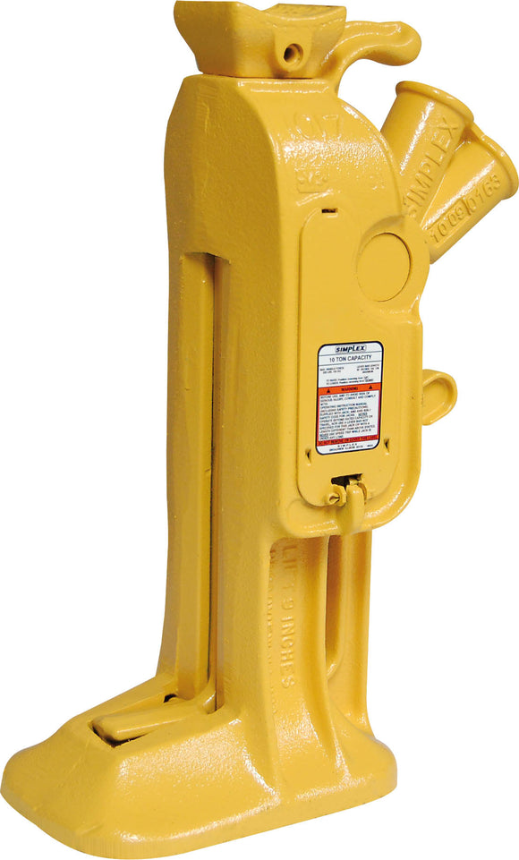 RJ1017 10 Ton Ratchet Jack 9.5'' Stroke Steel