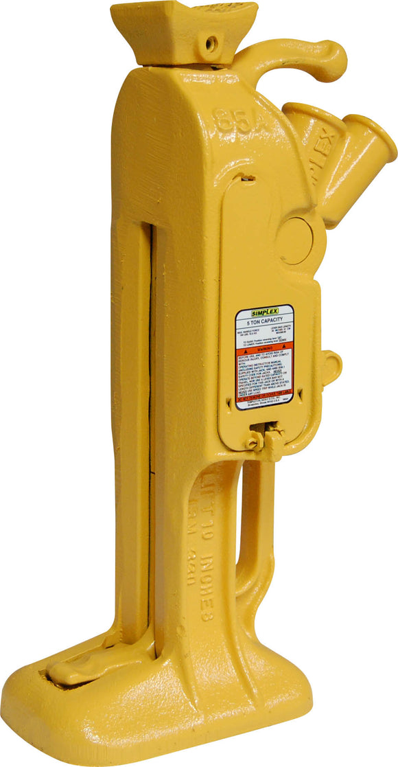 RJ85A 5 Ton Ratchet Jack 10'' Stroke Steel