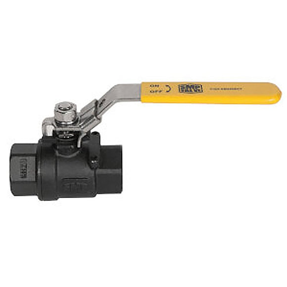 1" 2000# WOG CS/SS 2-PC Ball Valve (SM2200CT01.0)