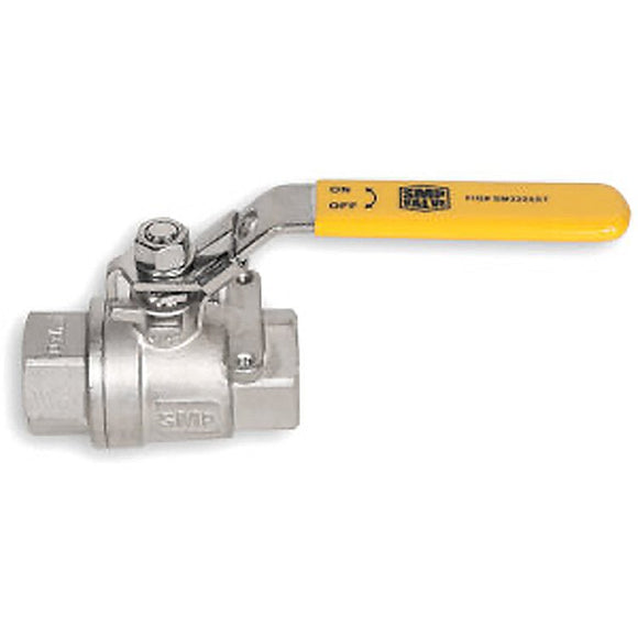 1/2" 2000# WOG 316SS 2-PC Ball Valve (SM3200ST.50)