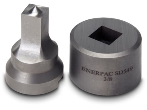 SPD-549 5/16" (M8) Square Punch & Die Set