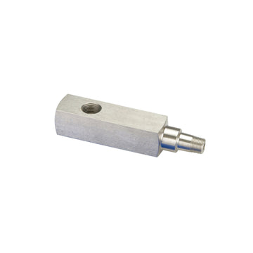 CF3812E BVA Hydraulics Gauge fitting 3/8" x 3/8" x 1/2" NPTF - long
