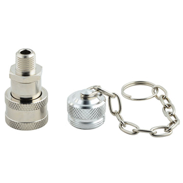 CH14F BVA Hydraulics Coupler high flow female side 1/4"-18 NPTF