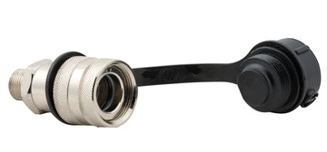 CH38F BVA Hydraulics Coupler high flow female side 3/8"-18 NPTF