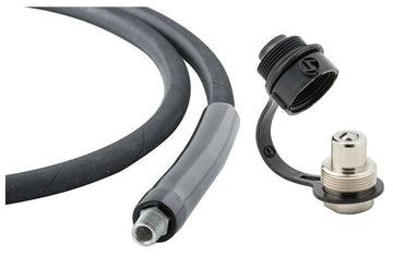 CS1414M BVA Hydraulics Hose hydraulic rubber 1/4"ID 6 ft 1/4"-18 NPTF, with CH3814M coupler - 10,000 psi