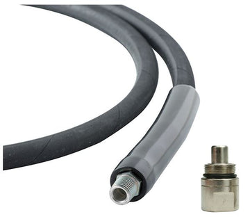 CS3814DRM BVA Hydraulics Hose hydraulic rubber 1/4"ID 20 ft 3/8"-18 NPTF x CR38M - 10,000 psi