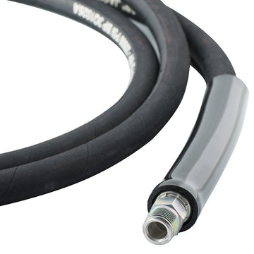 CS3814F BVA Hydraulics Hose hydraulic rubber 1/4"ID 8 ft 3/8"-18 NPTF ends - 10,000 psi