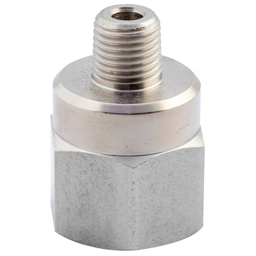 FT118 BVA Hydraulics Fitting adapter 1/2"-14 NPTF female x 1/4"-18 NPTF male 10,000 psi