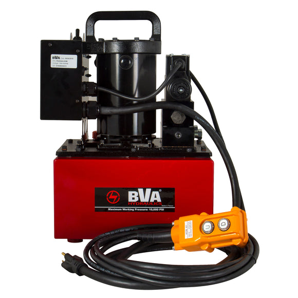 PU55S4L025B BVA Hydraulics Electric Hydraulic Pump, 120 V, 2.5 gal, 4-way/3-position