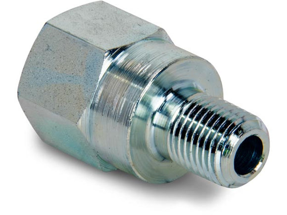 FZ1055 High Pressure Fitting, Adapter, 10,000 psi Maximum Operating Pressure, Connection from 3/8" NPTF Female to 1/4" NPTF Male