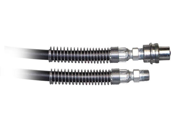 HCA6 Simplex Hydraulic Hose,  6 Ft with 1/4" I.D. Male Coupler