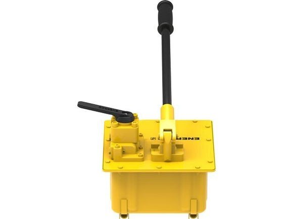 P464 Enerpac ULTIMA Steel Hydraulic Hand Pump, 453 in3 Usable Oil, For use with Double Acting Cylinders