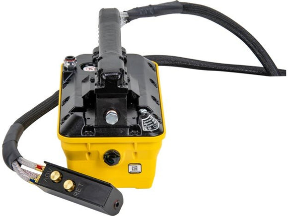 PARG1102N Turbo 2 Air Hydraulic Pump, 3/3 Manual Valve with Pendant, 127 in3 Usable Oil, For use with single acting Cylinders