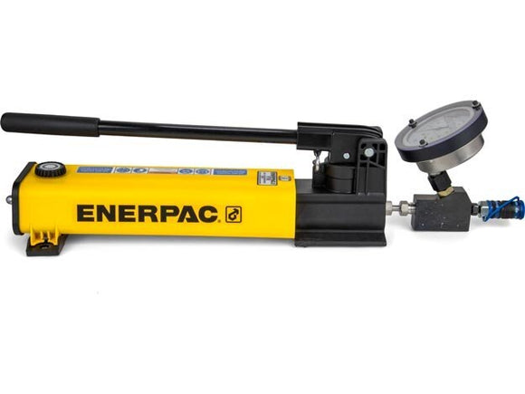HPT1500 Two Speed, High Pressure Hydraulic Hand Pump with Gauge, 21,750 psi