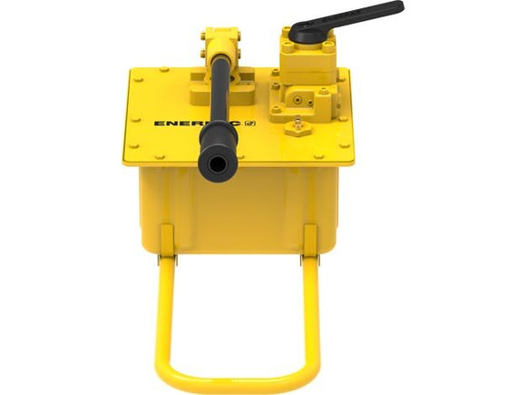 P464 Enerpac ULTIMA Steel Hydraulic Hand Pump, 453 in3 Usable Oil, For use with Double Acting Cylinders
