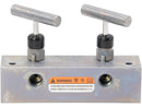 AM21 Split Flow Hydraulic Manifold, 1 inlet, 2 outlet ports-4