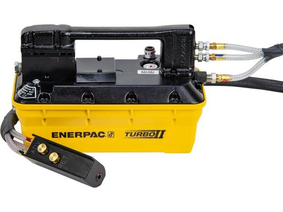 PARG1102N Turbo 2 Air Hydraulic Pump, 3/3 Manual Valve with Pendant, 127 in3 Usable Oil, For use with single acting Cylinders