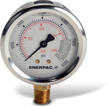 G2517L (G-2517L) Enerpac Pressure Gauge, 2-1/2" 0-6000 PSI