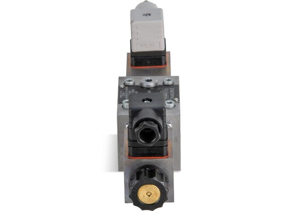 VP0311, Solenoid Poppet Valve, 4 way, 3-position, Closed Center, 24 VDC