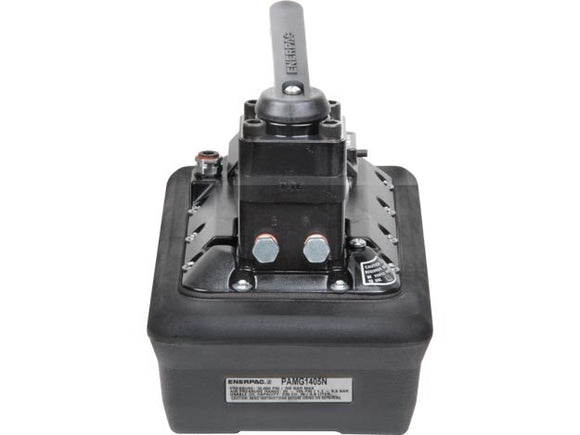 PAMG1405N Turbo 2 Air Hydraulic Pump, 4/3 Manual Valve, 230 in3 Usable Oil, For use with Double Acting Cylinders