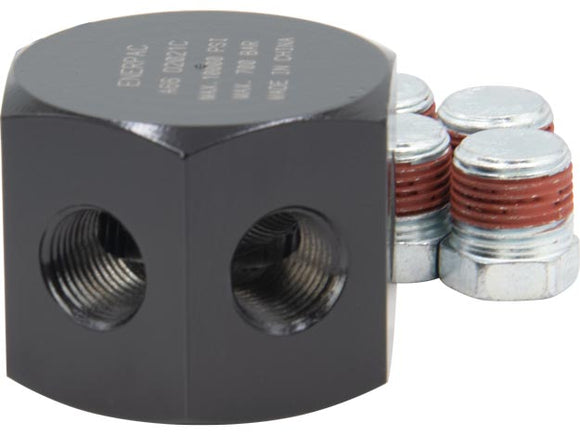 A66 6 Port Hexagon Hydraulic Manifold
