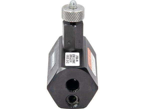 V66F Manually Operated Check Valve with Built-in Relief Valve, Fine Metering