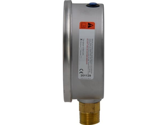 GF50P 10,000 psi Hydraulic Force and Pressure Gauge, Imperial Scale, for use with 50 Ton Cylinders