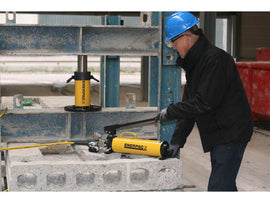 SCR506H 50 Ton Enerpac Hydraulic Cylinder and Hand Pump Set,, 6.25 in Stroke - 0