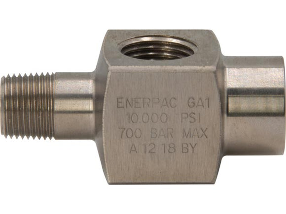 GA1 Gauge Adaptor, 1/2 in. NPT Gauge Port, 10,000 psi