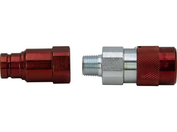 F604 Flush-Face Hydraulic Coupler, Complete Set