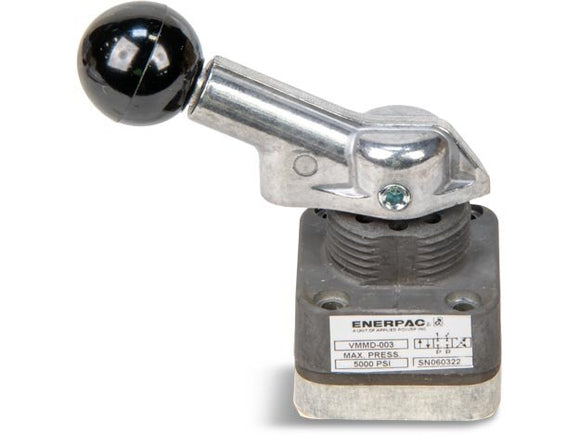 VMMD003, Manual Valve, 4 way, 3-position, D03/CETOP 3 mounting