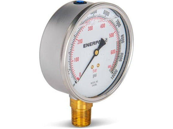 G4039L Gauge, 4" 0-10, 000 PSI