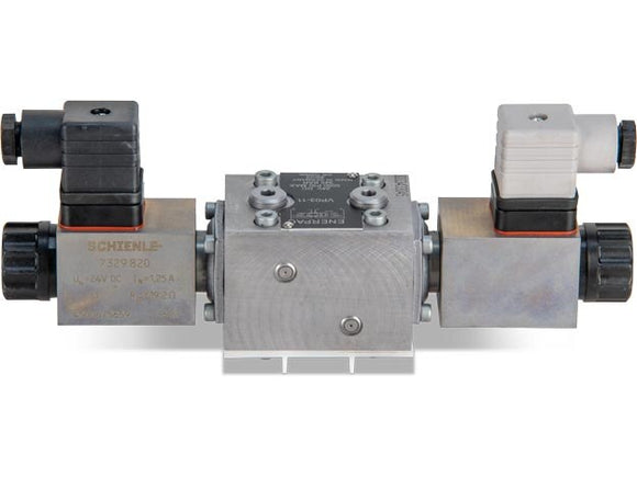 VP0311, Solenoid Poppet Valve, 4 way, 3-position, Closed Center, 24 VDC