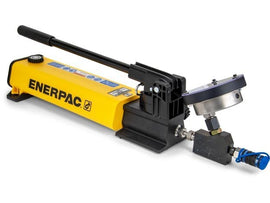 HPT1500 Two Speed, High Pressure Hydraulic Hand Pump with Gauge, 21,750 psi - 0