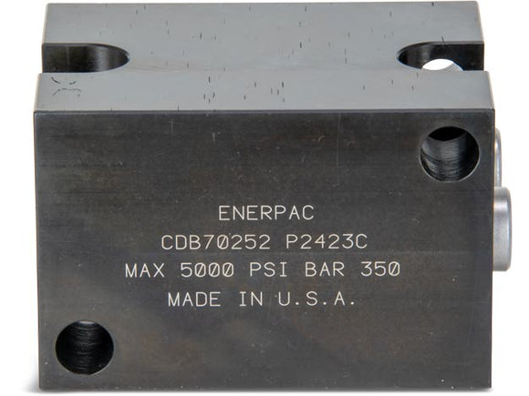 CDB70252, 9000 lbs Capacity, .98 in Stroke, Double Acting, Block Hydraulic Cylinder