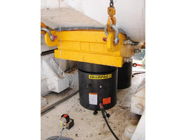 HCL1006, 113 Ton Capacity, 5.91 in Stroke, single acting, High Tonnage, Lock Nut Hydraulic Cylinder - 0